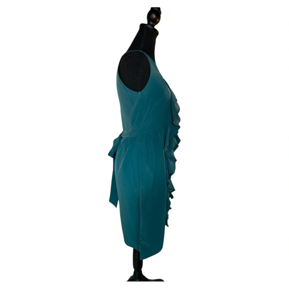 Ruffle Front Midi Dress Size Small - Picture 5 of 8